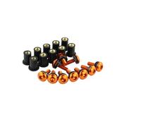 Pièces à Visser Kits De Boulons Déflecteur Pare-Brise pour Suzuki GSXR250 GSXR300 GSXR125 GSX-R1000 pour Hayabusa GSX1300R GSX-R600 GSX-R750 GSXR600 GSXR750(Orange)
