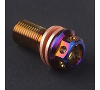 Pièces à Visser Vis De Vidange D'huile Boulon Titane Moto/vis Creuse M10 * 1.25mm/1.0mm pour L'étrier Maître-Cylindre D'étrier Tuyau Frein(Ti M10x1.0MM)