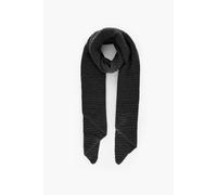 Pieces Écharpe Pyron longue structurée pour femme Noir Taille unique