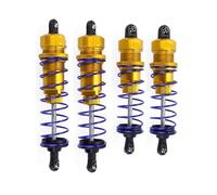 Pièces Amortisseur RC Pour HSP Pour Redcat Hongnor LRP Pour Hpi Pour Hobao 1/10 92 Mm Avant 105 Mm Arrière Amortisseur Suspension Rc Tout-terrain Voiture Camion Pièces(Gold)