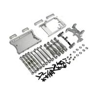 Pièces Amortisseur RC Pour MN D90 Pour MN98 Pour MN99S 1/12 Châssis Métallique Lien Servo Support Amortisseur Pour Traverse Ensemble Télécommande Voiture Mise Niveau(White)