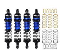 Pièces Amortisseur RC Pour Traxxas Pour Mini Pour Maxx 107154-1 Pour Mini Pour Xrt-108076-1 7075 87 Mm Amortisseurs Avant Et Arrière Alliage Métallique 3760 10765(Blue)