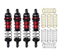 Pièces Amortisseur RC Pour Traxxas Pour Mini Pour Maxx 107154-1 Pour Mini Pour Xrt-108076-1 7075 87 Mm Amortisseurs Avant Et Arrière Alliage Métallique 3760 10765(Red)