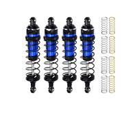 Pièces Amortisseur RC Pour Traxxas Pour Mini Pour Maxx Pour Xrt-108076-1 6061 87 Mm Alliage Avant Et Arrière Réglables Amortisseurs À Ressort(Blue)