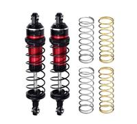 Pièces Amortisseur RC Pour Traxxas Pour Mini Truck Maxx 107154-1 7075 87 Mm Amortisseurs Avant Et Arrière Alliage Métallique 3760 10765 Pièces Voiture Télécommandée(Red)