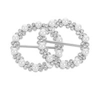 Pièces Anneau Écharpe Femme Rond En Alliage De Zinc, Style Chic | Formes Rondes et Cœur, Fixation Rapide et Simple, pour Robes, T-shirts, Demoiselles D'honneur