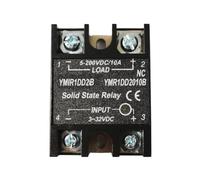 Pièces automobiles 12V 24VDC Entrée 5-200VDC Charge Normalement Fermé Relais À Semi-conducteurs Monophasé Monophasé SSR Module Régulateur De Tension NC-SSR(YMR1DD2010B (10A))