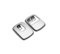 Pièces Automobiles Autocollant De Cache Pour Bouton Lève-vitre Voiture Pour Smart 453 Panneau Commande D'accoudoir De Porte Intérieure À Faire Soi-même CRRYUQWWM(Argent)