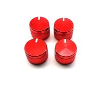 Pièces Automobiles Autocollants Décoration D'anneau Sortie D'air AC Pour Console Centrale Voiture Couvercle Bouton AC Adapté Pour A1 2014 2015 2016 2017 CRRYUQWWM(Red Knob Cove)