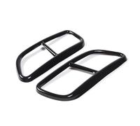 pièces automobiles Cadre Décoration Tuyaux D'échappement Voiture Tuyau Gorge Queue En Acier Inoxydable Garniture Couverture Modifiée Pour Volvo S60 V60 S60L 2014-2019 Extrémités de tuyau(S60 Black)