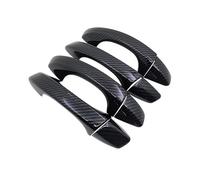 Pièces automobiles Compatible Avec SEAT Pour Ibiza Pour MK5 Pour 6F Pour KJ1 2017 2018 2019 2020 2021 2022 Autocollants De Garniture De Poignée De Porte(4Handle NO Keyhole)