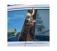 Pièces Automobiles Lot De 2 Autocollants Imperméables Pour Pilier Central De Voiture, Motif Sœur Nonne Fumeuse(D)