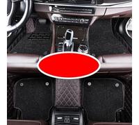 Pièces Automobiles pour Land pour Rover pour Discovery 2010 2011 2012 2013 2014 2015 2016 Tapis De Sol De Voiture Double Couche De Tapis Tapis Sol Voiture(Black Red Black)