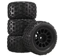 Pièces Automobiles RC pour Arrma pour Granite pour Grom pour Typhon 1/18 RC Pièces Mise À Niveau Voiture 4 Pièces 74mm Pneu Caoutchouc 12mm Accessoires Hexagonaux