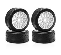 Pièces Automobiles RC pour Arrma pour Infraction pour Km pour Rally X3gt pour Limitless 1/7 Rc Voiture Pièces De Mise À Niveau Pneu D266 101 × 44mm 12mm Hex 4 Pièces Ensemble