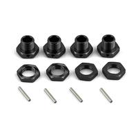 Pièces Automobiles RC pour Arrma pour Infraction pour Limitless pour Felony pour Typhon 6S 1/7 1/8 Adaptateur Moyeu Roue Métal 17 Mm avec Écrou Pièces Mise À Niveau Voitures RC