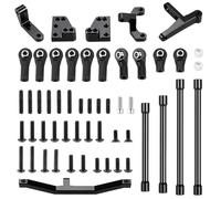 Pièces Automobiles RC pour TF2 1/10 Pièces D'amélioration Crawler RC Suspension Avant Alliage D'aluminium Essieu Arrière À Trois Points d'attache Kit Quatre Biellettes Direction