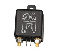 Pièces automobiles Relais automobile universel à 4 broches, double isolateur de batterie, DC12V/24V 100A/200A(24V 100A)