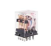 Pièces automobiles Relais Électromagnétique 4PDT 14 Broches AC/DC 6V 12V 24V 36V 48V 110V 220V 380V MY4NJ, Commutateur De Relais MY4N-J MY4N-GS, 1 Pièce(DC - 1pcs,6V)