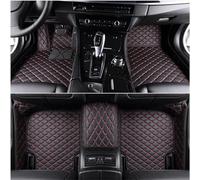 Pièces Automobiles Tapis De Sol De Voiture À Couverture Complète D'intérieur Antidérapants pour VW pour Atlas 7 Sièges 2017-2020 2021-2023 Tapis Sol Voiture(Noir Rouge,17-20)