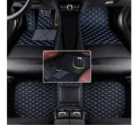 Pièces Automobiles Tapis De Sol De Voiture en Cuir Artificiel pour Kia pour Rio 2011-2014 2015 2016 Protégez L'intérieur De Votre Véhicule Tapis Sol Voiture(Black Blue String)