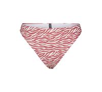 PIECES Bas de bikini 'PCAmy' canneberge / blanc, Taille XS