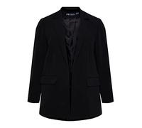 PIECES Blazer Ample pour Femme Pcbossy Ls Noos Qx, Noir, 50 Grande Taille
