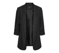 PIECES Blazer 'Bosella' noir / argent, Taille 36