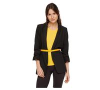 PIECES Blazer BOSELLA manches 3/4 froncées Noir L Femme