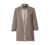 PIECES Blazer 'PCBosella' noir / blanc cassé, Taille 38