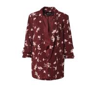 PIECES Blazer 'PCBoss' rose / lie de vin / blanc, Taille 34