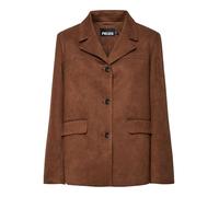 PIECES Blazer Pcrakel Brushed Outerwear, Marron Downtown, L Femmes