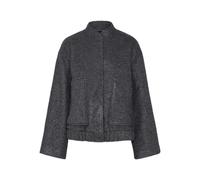 PIECES Blouson bomber ample Pcjenny LS pour femme, Gris foncé, M