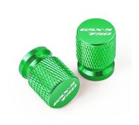 Pièces Bouchon Valve Accessoires Moto Bouchons De Valve Étanches pour Suzuki GSX-S750 GSXS750 GSXS 750 2024 2025(Green)