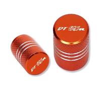 Pièces Bouchon Valve Bouchon De Valve Pneu Moto pour Y-AMAHA DT125R DT125RR DT125 R DT 125 RR 1998 2000 2001 2002 2003 2004(Orange)