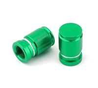 Pièces Bouchon Valve Bouchons De Valve d'air Pneu Moto, Couvercle Tiges Roue pour SYM pour Violon pour Orbit III 50 pour Symphony Mio 50i GTS 300I(Green)