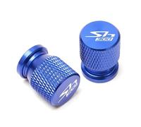 Pièces Bouchon Valve CNC en Aluminium pour H-Onda SH300 SH 300 2013 2014 2015 2016 2017 2018 Moto Pneu Jante Air Port Couverture Valve Roue Tige Cap Couvre(Turquesa)