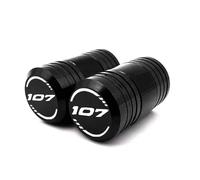 Pièces Bouchon Valve pour Harley pour Softail pour Fat Bob pour Road King pour Street pour Breakout FLFB FLFBS Accessoires De Moto CNC Bouchons Tige Valve Pneu Couverture(Nero)