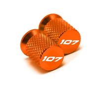 Pièces Bouchon Valve pour Harley pour Softail pour Fat Bob pour Road King pour Street pour Breakout FLFB FLFBS Accessoires Moto CNC Bouchons Tige Valve Pneu Couverture(Orange)