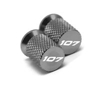 Pièces Bouchon Valve pour Harley pour Softail pour Fat Bob pour Road King pour Street pour Breakout FLFB FLFBS Accessoires Moto CNC Bouchons Tige Valve Pneu Couverture(Grey)