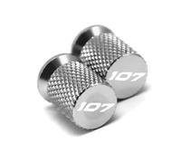 Pièces Bouchon Valve pour Harley pour Softail pour Fat Bob pour Road King pour Street pour Breakout FLFB FLFBS Accessoires Moto CNC Bouchons Tige Valve Pneu Couverture(Silver)