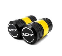 Pièces Bouchon Valve pour Harley pour Softail pour Fat Bob pour Road King pour Street pour Breakout FLFB FLFBS Accessoires De Moto CNC Bouchons Tige Valve Pneu Couverture(Gold)