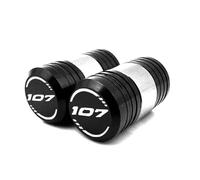 Pièces Bouchon Valve pour Harley pour Softail pour Fat Bob pour Road King pour Street pour Breakout FLFB FLFBS Accessoires De Moto CNC Bouchons Tige Valve Pneu Couverture(Silver)