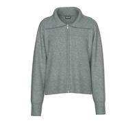 PIECES Cardigan gris chiné, Taille S