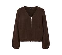 PIECES Cardigan 'PCJunna' brun foncé, Taille M