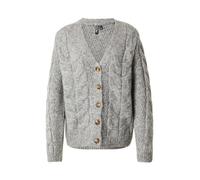 PIECES Cardigan 'PCNINA' gris chiné, Taille XL