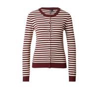 PIECES Cardigan 'PCNora' crème / rouge carmin, Taille XS
