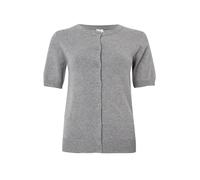PIECES Cardigan 'PCNORA' gris chiné, Taille XXL