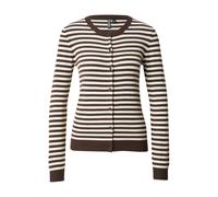 PIECES Cardigan 'PCNora' marron / coquille d'oeuf, Taille XL