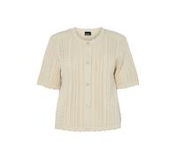 Pieces Nuka O-neck Knit Cardigan Beige XS Femme